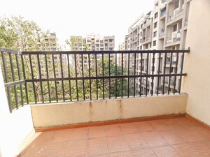 Balcony in 2 BHK Apartment at Kolte Patil Margosa Heights, Mohammadwadi – for Rent