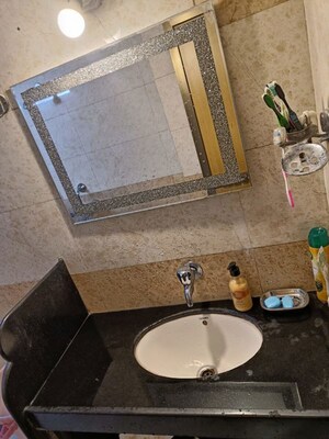 Bathroom in 1 BHK Apartment at Upper Worli – for Rent