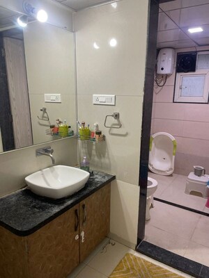 Bathroom in 2 BHK Apartment at ABK Saffron, Pashan – for Rent
