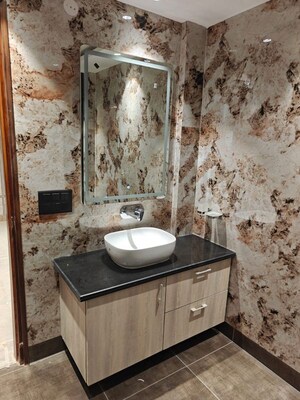 Bathroom in 3.5 BHK Apartment at Sector 18a Dwarka – for Rent