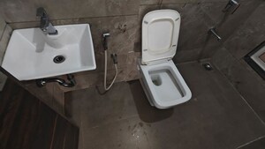 Bathroom in 3 BHK Apartment at Gurukrupa Smiles Marina Enclave, Malad West – for Sale