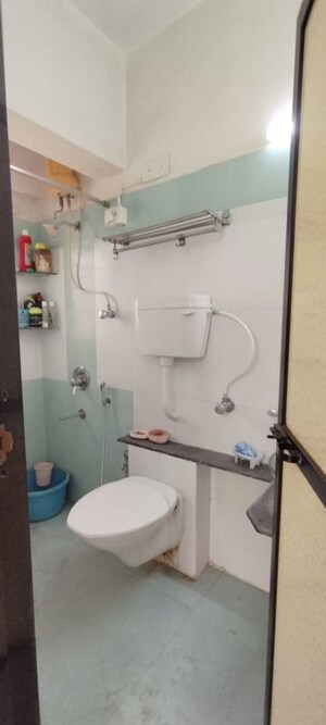 Bathroom in 2 BHK Apartment at Akashganga Complex Kavesar, Kavesar – for Rent