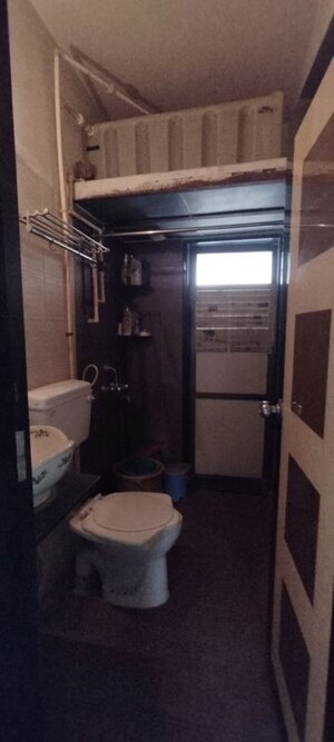 Bathroom in 2 BHK Apartment at Akashganga Complex Kavesar, Kavesar – for Rent