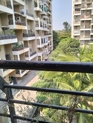 Balcony in 2.5 BHK Apartment at Jairaj Lake Town, Katraj – for Sale