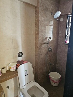 Bathroom in 3.5 BHK Apartment at Sidhivinayak Apurva Heights, Chembur – for Rent