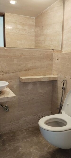 Bathroom in 4 BHK Apartment at Adityaraj Supreme, Chembur – for Rent