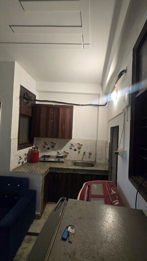 Kitchen in 1 BHK Builder Floor at Freedom Fighters Enclave – for Rent
