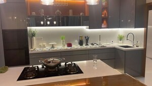 Kitchen in 3 BHK Apartment at Brigade Exotica, Old Madras Road – for Rent