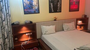 Living Room in 3 BHK Apartment at Brigade Exotica, Old Madras Road – for Rent