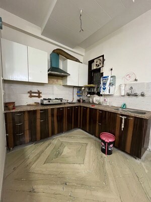 Kitchen in 3 BHK Apartment at Chattarpur – for Rent