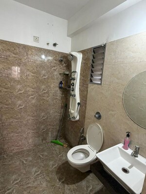 Bathroom in 2 BHK Apartment at Makarba – for Rent