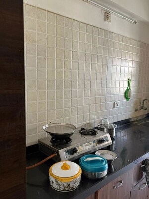 Bathroom in 2 BHK Apartment at Makarba – for Rent