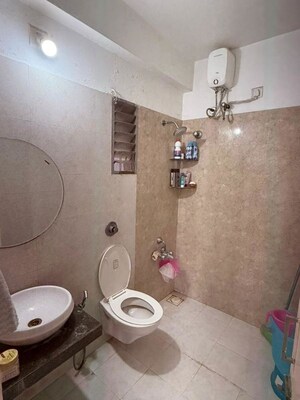 Bathroom in 2 BHK Apartment at Makarba – for Rent