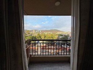 Balcony in 3 BHK Apartment at Satellite Tower, Goregaon East – for Rent