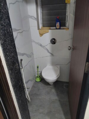 Bathroom in 1 BHK Apartment at Puranik City Reserva, Ghodbunder Road – for Rent
