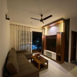 Living Room in 2 BHK Apartment at Prestige Kew Gardens, Bellandur – for Rent