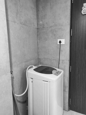 Bathroom in 1 BHK Apartment at Omkar Meridia, Kurla West – for Rent