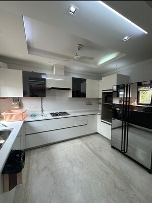 Kitchen in 3 BHK Builder Floor at Pamposh Enclave – for Sale