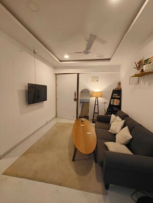 Living Room in 1 BHK Apartment at Le Grand, Khar West – for Rent