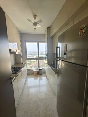 Kitchen in 2 BHK Apartment at Hiranandani Atlantis, Powai – for Rent