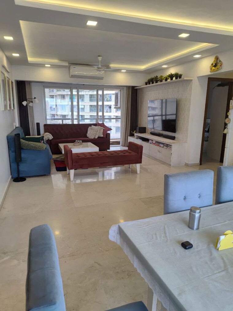 Living Room, dosti-group-imperia 4 Bedroom 1700 Sq.Ft. Apartment In Manpada Thane 10356091