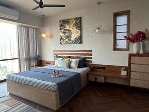Bedroom in 4 BHK Apartment at Lodha Trump Tower, Worli – for Rent