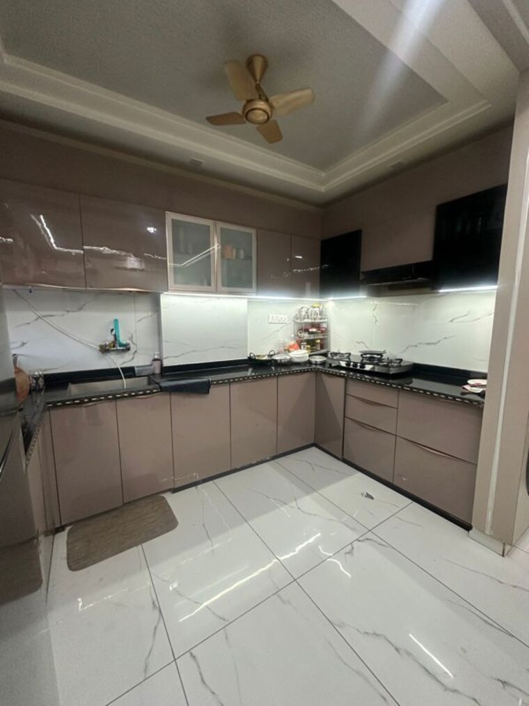 Kitchen, shree-urban-crown 4 Bedroom 1500 Sq.Ft. Apartment In Modi Nagar Jaipur 10356299