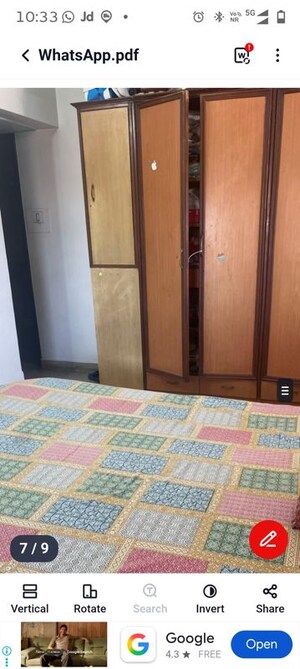 Bedroom in 2 BHK Apartment at Sandesh Nagar – for Rent