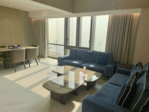 Team Area in 5 BHK Apartment at Lodha Trump Tower, Worli – for Rent