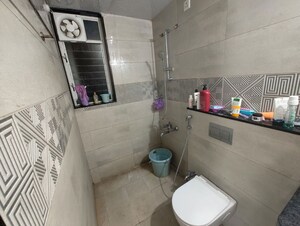 Bathroom in 2 BHK Apartment at Rama Fusion Towers, Hinjewadi – for Rent