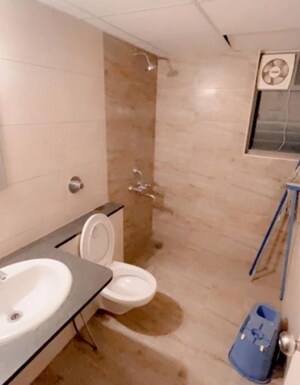 Bathroom in 3 BHK Apartment at Orchid Lakeview, Bellandur – for Rent