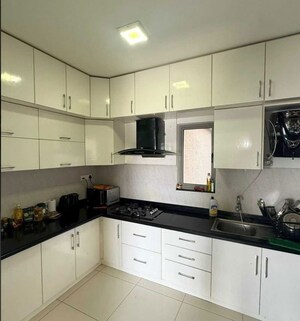 Kitchen in 3 BHK Apartment at Orchid Lakeview, Bellandur – for Rent