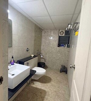 Bathroom in 3 BHK Apartment at Orchid Lakeview, Bellandur – for Rent