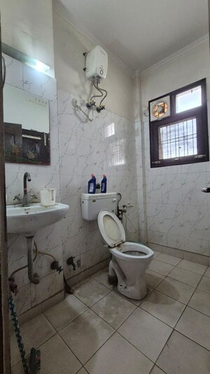 Bathroom in 3 BHK Builder Floor at Sainik Colony – for Sale