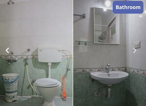 Bathroom in 3 BHK Apartment at Suryaman House, Aundh – for Rent