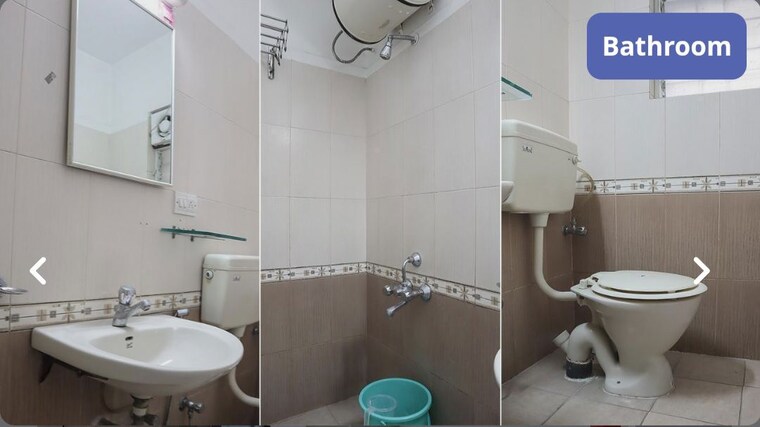 Bathroom, suryaman-house 3 Bedroom 1300 Sq.Ft. Apartment In Aundh Pune 10356350
