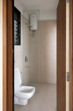 Bathroom in 2 BHK Apartment at Audumbar Marigold Calendula, Pimple Nilakh – for Rent