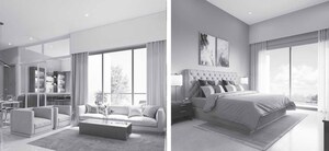 Bedroom in 3 BHK Apartment at Mantra Mirari, Koregaon Park – for Sale