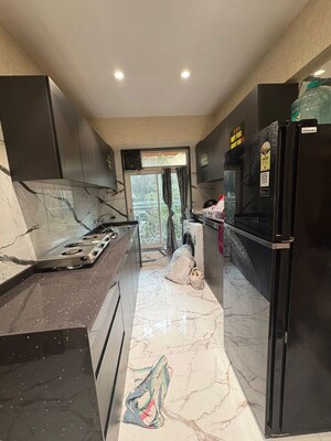 Kitchen in 2 BHK Apartment at Sandesh Nagar – for Rent