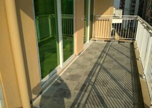 Balcony in 3 BHK Apartment at Mahaluxmi Migsun Ultimo, Omicron Iii Greater Noida – for Rent