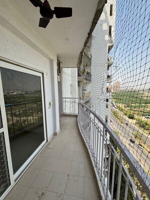 Balcony in 3 BHK Apartment at Antriksh Golf View - II, Sector 78 – for Rent