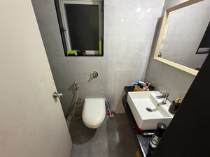 Bathroom in 2 BHK Apartment at Ashar Metro Towers, Vartak Nagar – for Sale