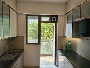 Kitchen in 3 BHK Apartment at Adani Ten BKC, Bandra East – for Rent