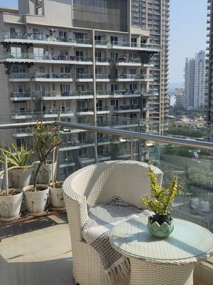 Balcony in 3.5 BHK Apartment at Paras Irene, Sector 70a – for Rent