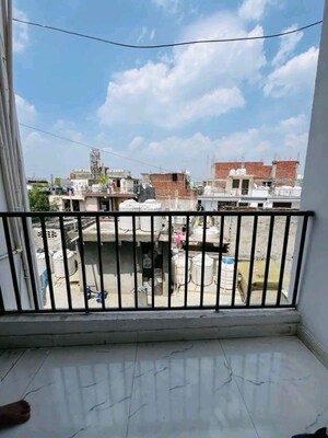 Balcony in 1 BHK Apartment at Palm Residency Chhatarpur, Chattarpur – for Rent