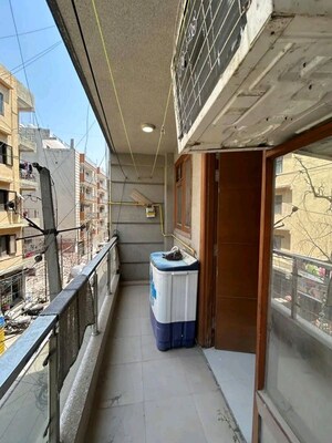 Balcony in 3 BHK Apartment at Chattarpur – for Rent