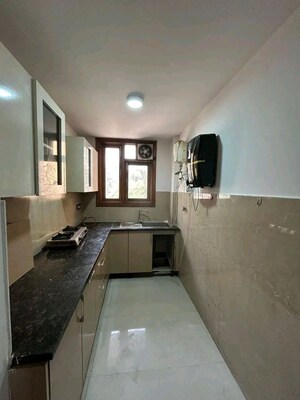 Kitchen in 3 BHK Apartment at Chattarpur – for Rent