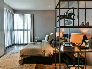 Bedroom in 3 BHK Apartment at Runwal The Reserve, Worli – for Sale