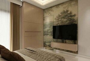Bedroom in 3.5 BHK Builder Floor at M3M City Of Dreams, Sector 36 – for Sale