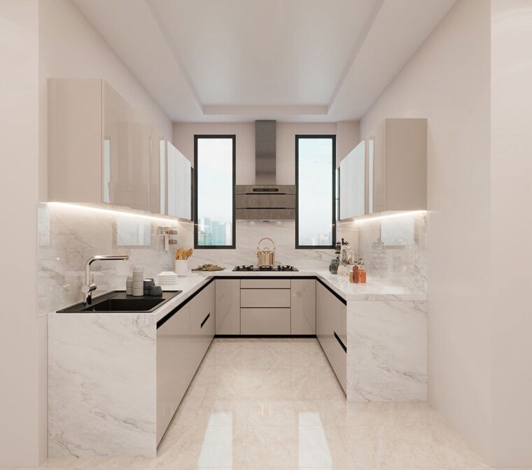 Kitchen, m3m-city-of-dreams 3.5 Bedroom 1700 Sq.Ft. Builder Floor In Sector 36 Panipat 10356661
